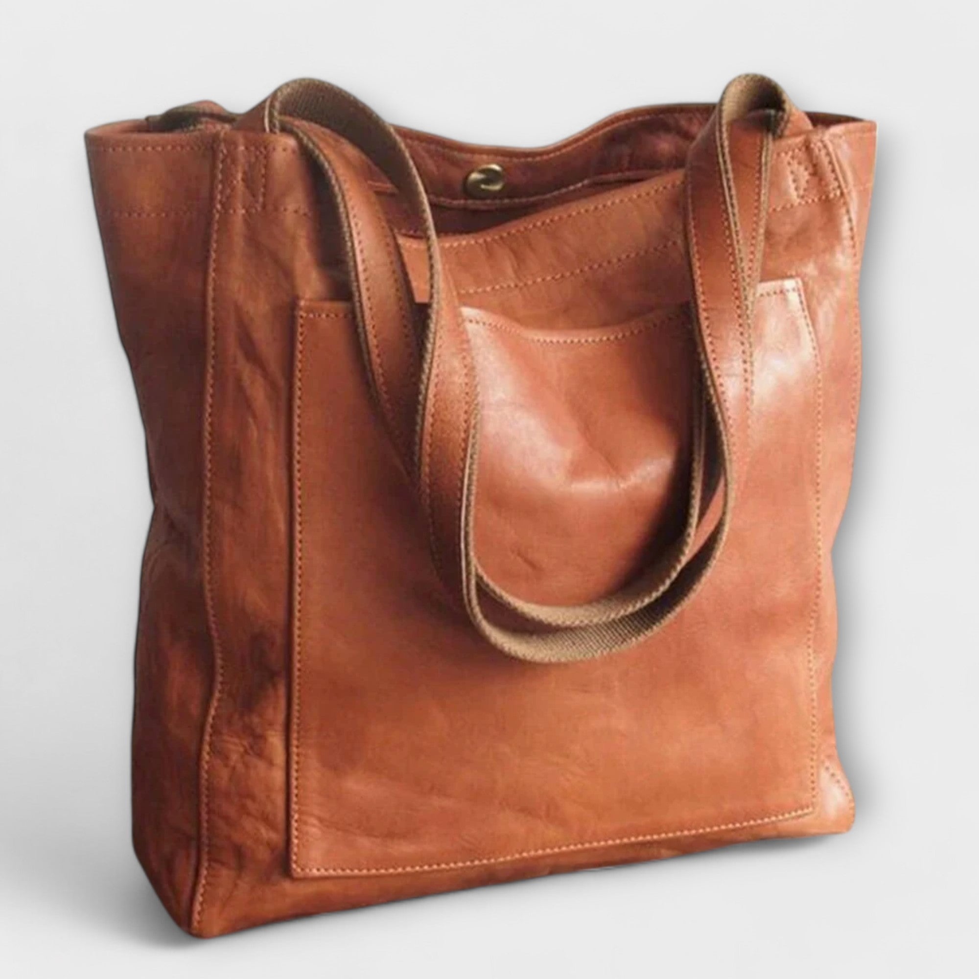 Calista Soft PU Leather Shoulder Bag: Elegant Vintage Handbag for Women