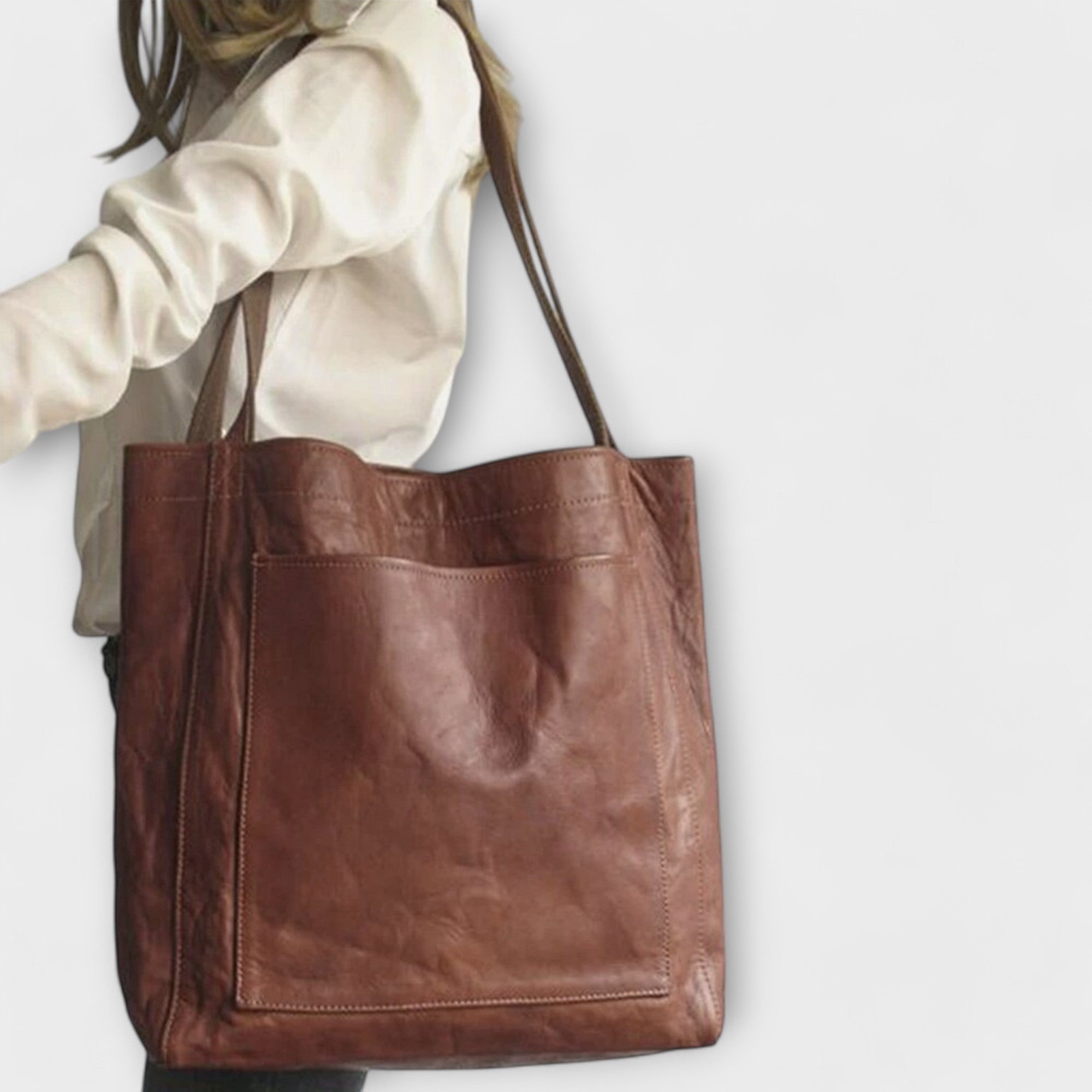 Calista Soft PU Leather Shoulder Bag: Elegant Vintage Handbag for Women