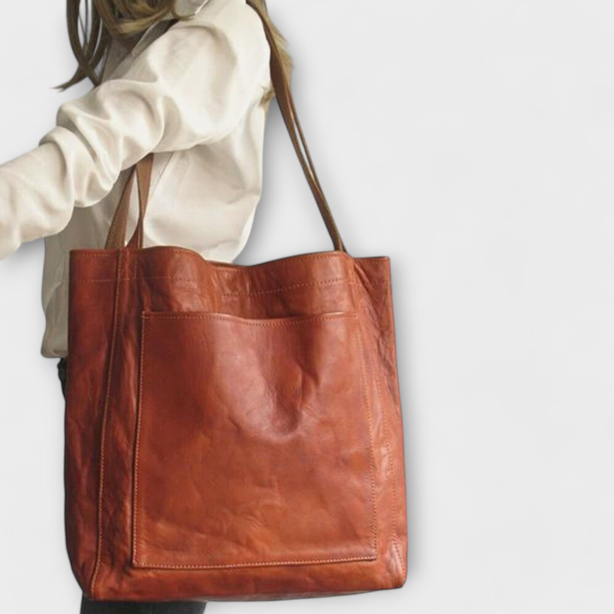 Calista Soft PU Leather Shoulder Bag: Elegant Vintage Handbag for Women