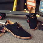 Men's Suede Leather Oxford Casual Shoes - Comfortable, Stylish, Breathable Footwear