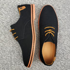 Men's Suede Leather Oxford Casual Shoes - Comfortable, Stylish, Breathable Footwear