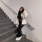 Women's Chic Loose Fit Anti-Cashmere Zipper Cardigan Coat - Warm Autumn Winter Outerwear