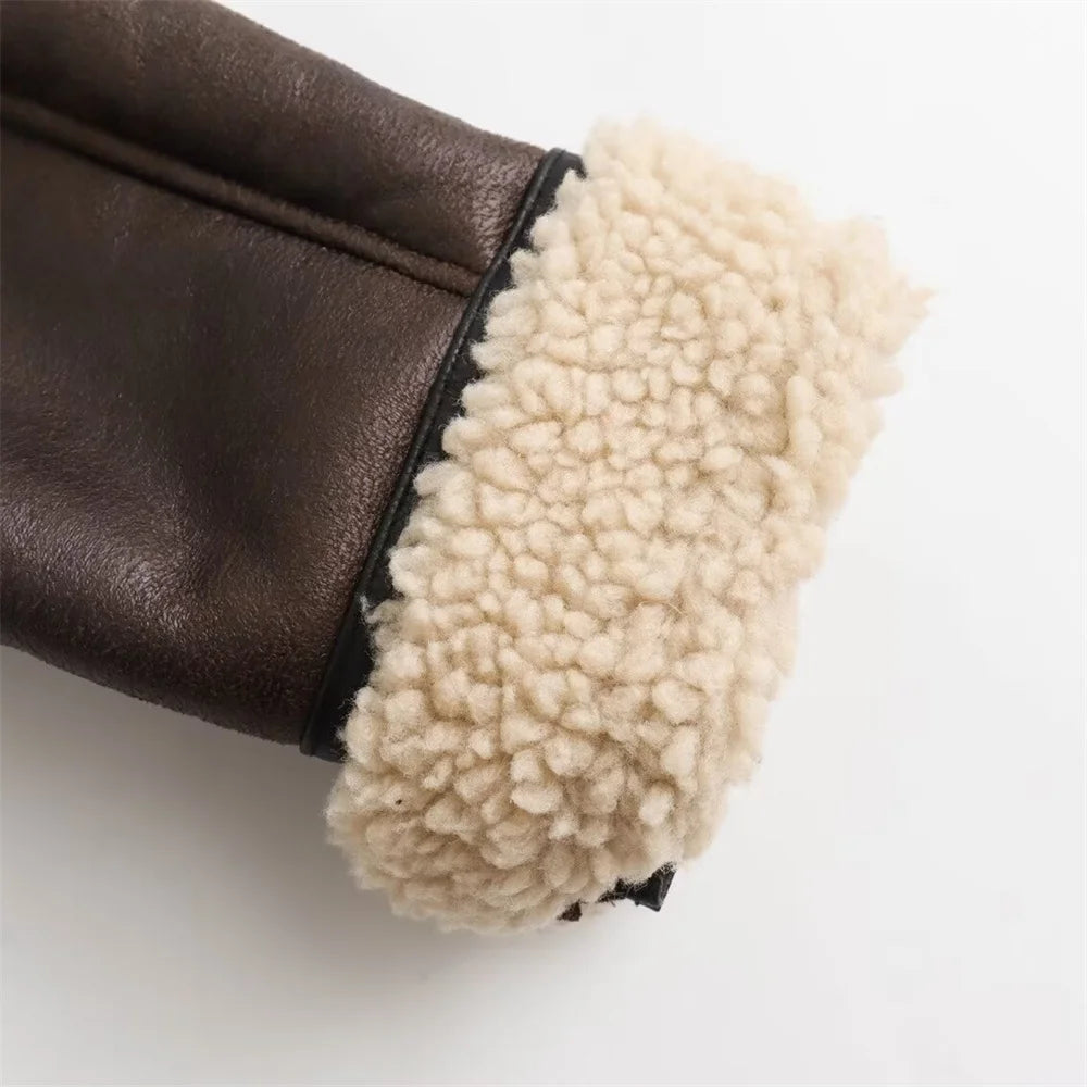 Cozy Autumn/Winter Women's Faux Fur Short Jacket - Loose Fit