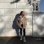 Women's Chic Loose Fit Anti-Cashmere Zipper Cardigan Coat - Warm Autumn Winter Outerwear